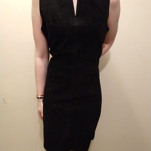 Giulana Rancic Black Suede Dress Size 10 NWT